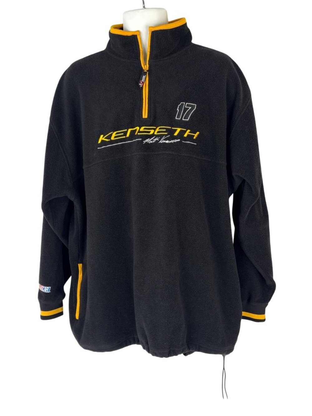 VTG Chase Authentic's NASCAR Matt Kenseth #17 Fleece 1/4 Zip Pullover XL Jacket
